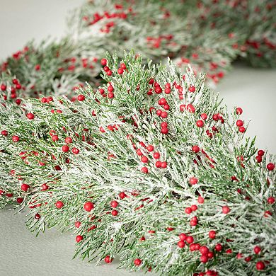 Haven Living 60-in. Cedar Red Berry Artificial Christmas Garland