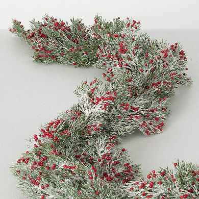 Haven Living 60-in. Cedar Red Berry Artificial Christmas Garland