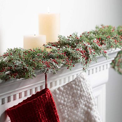 Haven Living 60-in. Cedar Red Berry Artificial Christmas Garland
