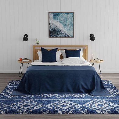 Mason Brooks Cloud Shag Tribal Print Area Rug