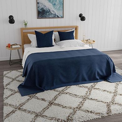 Mason Brooks Cloud Shag Criss Cross Area Rug