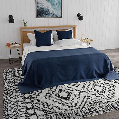 Mason Brooks Cloud Shag Geometric Tribal Area Rug