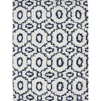 Mason Brooks Cloud Shag Geometric Medallion Area Rug
