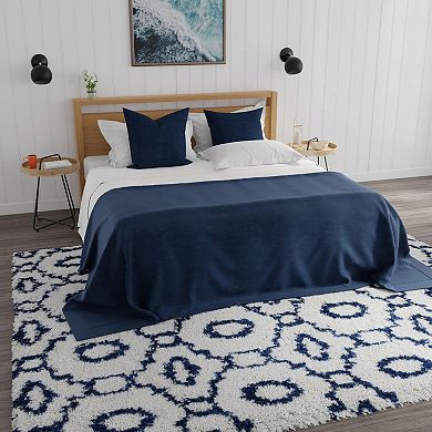 Mason Brooks Cloud Shag Geometric Medallion Area Rug