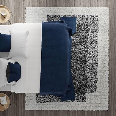 Mason Brooks Cloud Shag Crossfade Minimalist Area Rug