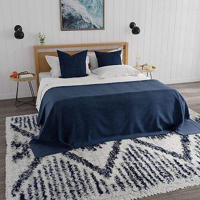 Mason Brooks Cloud Shag Batik Pattern Area Rug