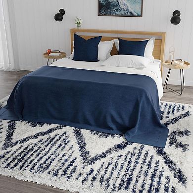 Mason Brooks Cloud Shag Batik Pattern Area Rug