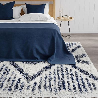 Mason Brooks Cloud Shag Batik Pattern Area Rug