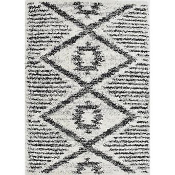 Mason Brooks Cloud Shag Muted Batik Area Rug