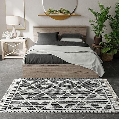 Mason Brooks Ibiza Muted Ikat Pattern Area Rug