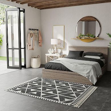 Mason Brooks Ibiza Muted Ikat Pattern Area Rug