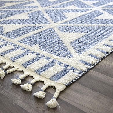 Mason Brooks Ibiza Ikat Pattern Area Rug