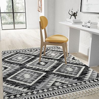 Mason Brooks Ibiza Tribal Pattern Area Rug