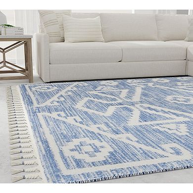 Mason Brooks Ibiza Minimalist Tribal Pattern Area Rug