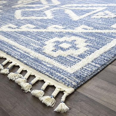 Mason Brooks Ibiza Minimalist Tribal Pattern Area Rug