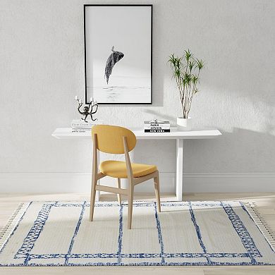 Mason Brooks Ibiza Geometric Border Area Rug