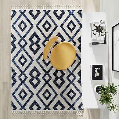 Mason Brooks Ibiza Bold Scroll Ikat Area Rug