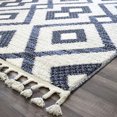 Mason Brooks Ibiza Bold Scroll Ikat Area Rug