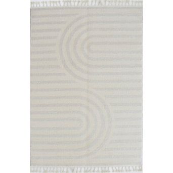 Mason Brooks Ibiza Tasseled Arch Pattern Area Rug