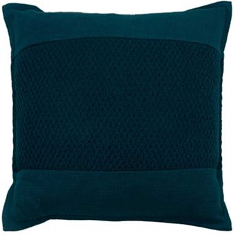 Rizzy Home Textured Throw Pillow