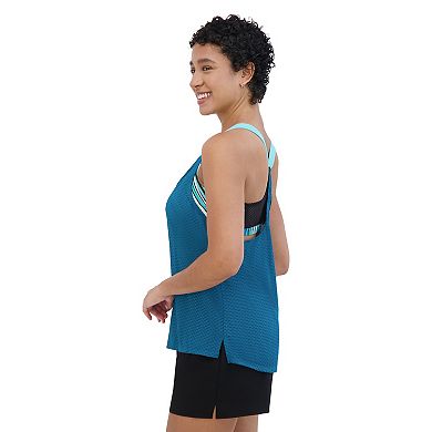 Plus Size ZeroXposur Slipstream Wide Strap 2-in-1 Swim Top