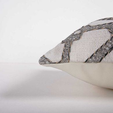 Rizzy Home Eve Indoor / Outdoor Throw Pillow Cover