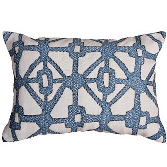 Rizzy Home Embroidered Accent Throw Pillow