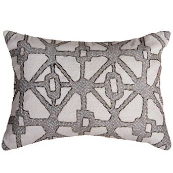 Rizzy Home Embroidered Accent Throw Pillow