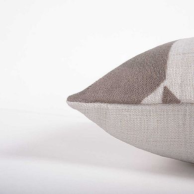 Rizzy Home Pattern-Blocked Throw Pillow