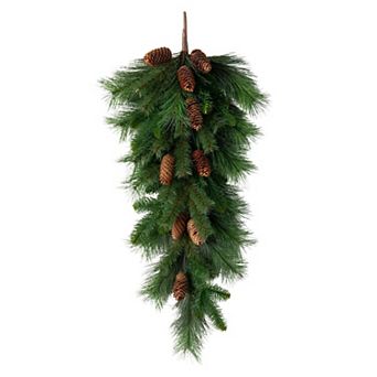 Haven Living 32 in Artificial Pine Pinecones Swag