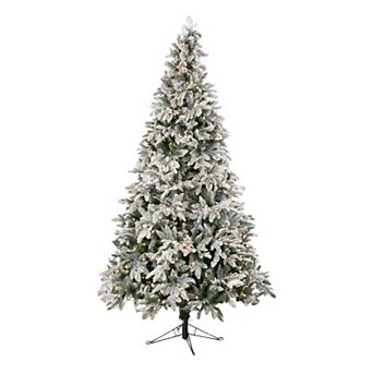 Haven Living 7'6" LED Flocked Pine Artificial Christmas Tree