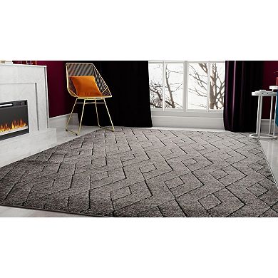 Rugs America Chanai Cadence Diamond Patterned Area Rug
