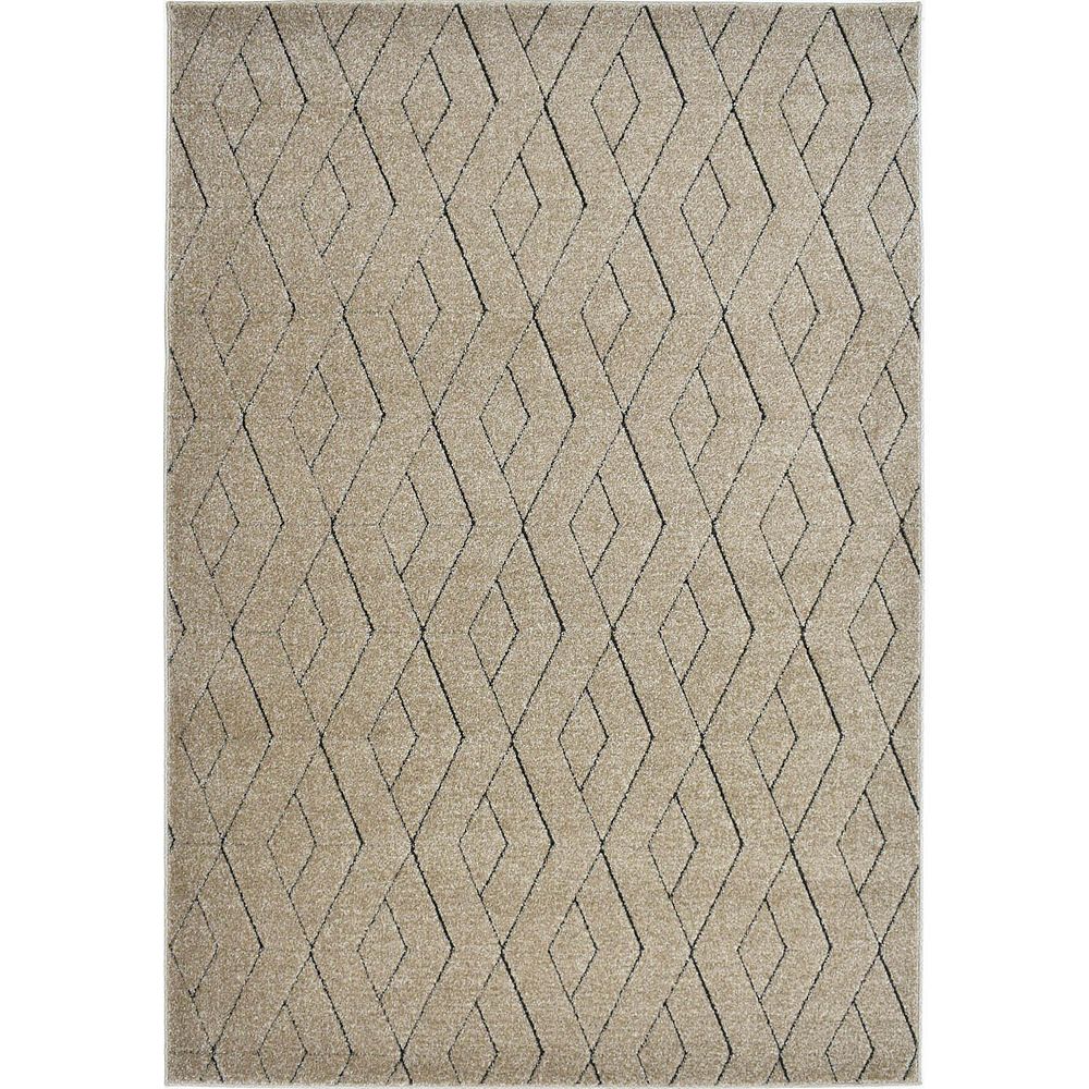 Rugs America Chanai Cadence Almondine Diamond Patterned Area Rug