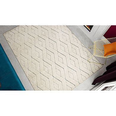 Rugs America Chanai Cadence Almondine Diamond Patterned Area Rug