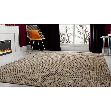 Rugs America Cadence Beach Layered Arches Area Rug