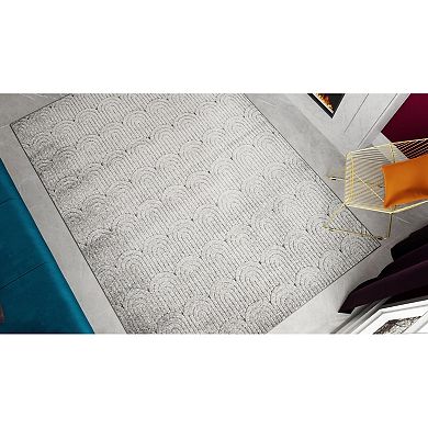 Rugs America Cadence Dark Layered Arches Area Rug