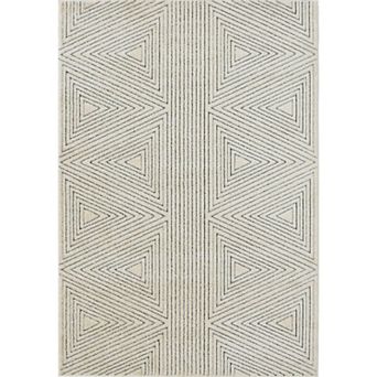 Rugs America Chanai Cadence Nestled Triangle Geo Area Rug