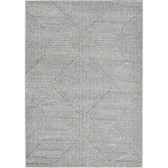 Rugs America Chanai Cadence Monorail Zig-Zag Geo Area Rug