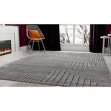 Rugs America Chanai Cadence Online Linework Geo Area Rug