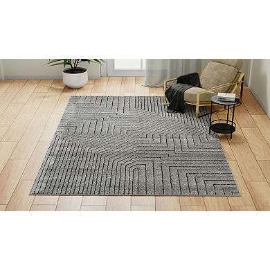 Rugs America Chanai Cadence Online Linework Geo Area Rug
