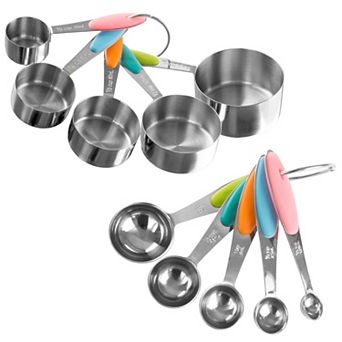 Classic Cuisine 10 pc Measuring Cups and Spoons Set