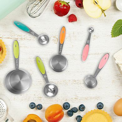 Classic Cuisine 10-Piece Measuring Cups and Spoons Set