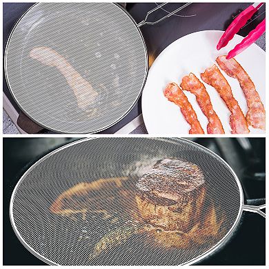 Classic Cuisine 3-pc. Fine Mesh Stainless Steel Splatter Screen Set