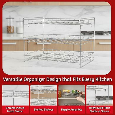 Classic Cuisine 3-Tier Can Organizer & Dispenser
