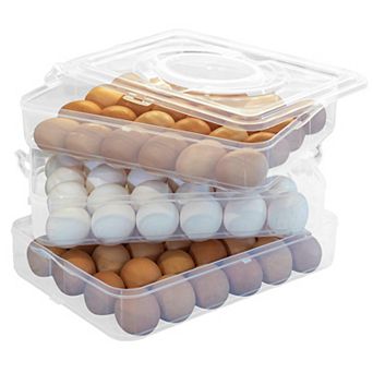 Classic Cuisine Large-Capacity Egg Refrigerator Container