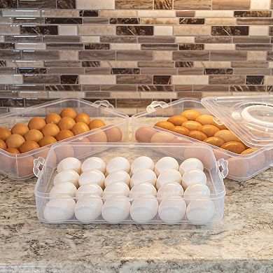 Classic Cuisine Large-Capacity Egg Refrigerator Container