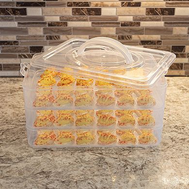 Classic Cuisine Large-Capacity Egg Refrigerator Container