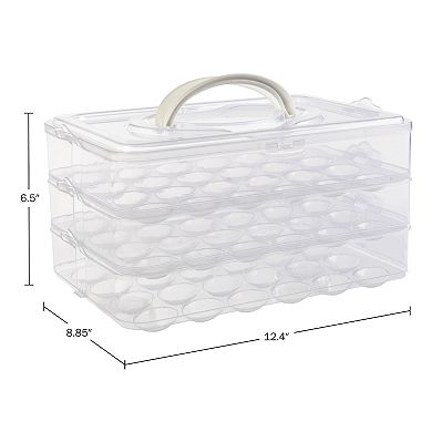 Classic Cuisine Large-Capacity Egg Refrigerator Container