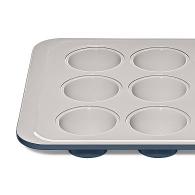 OXO Good Grips Non-Stick Pro Ceramic Coated Metal Bakeware 12-Cup Muffin Pan