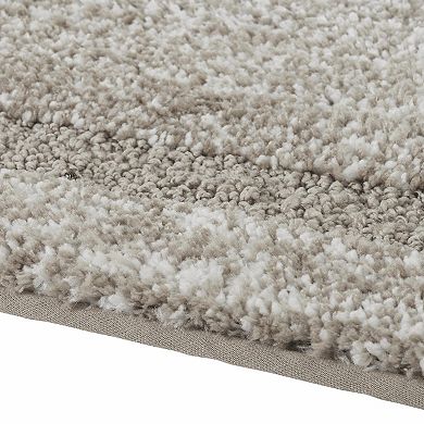 VCNY Home Heathered Hotel Microfiber Bath Rug Runner